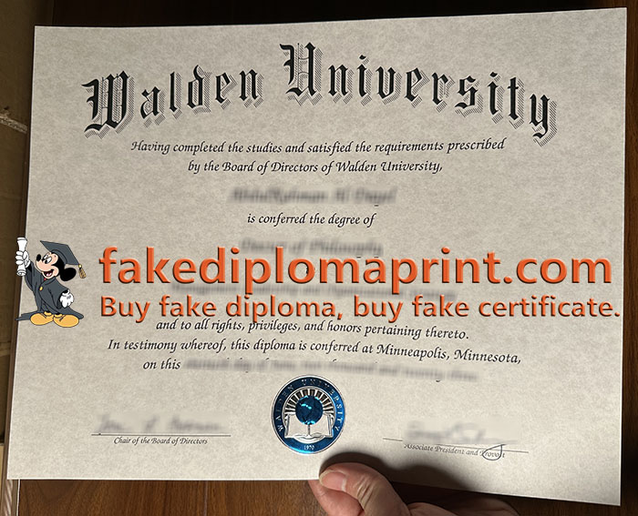Walden University degree